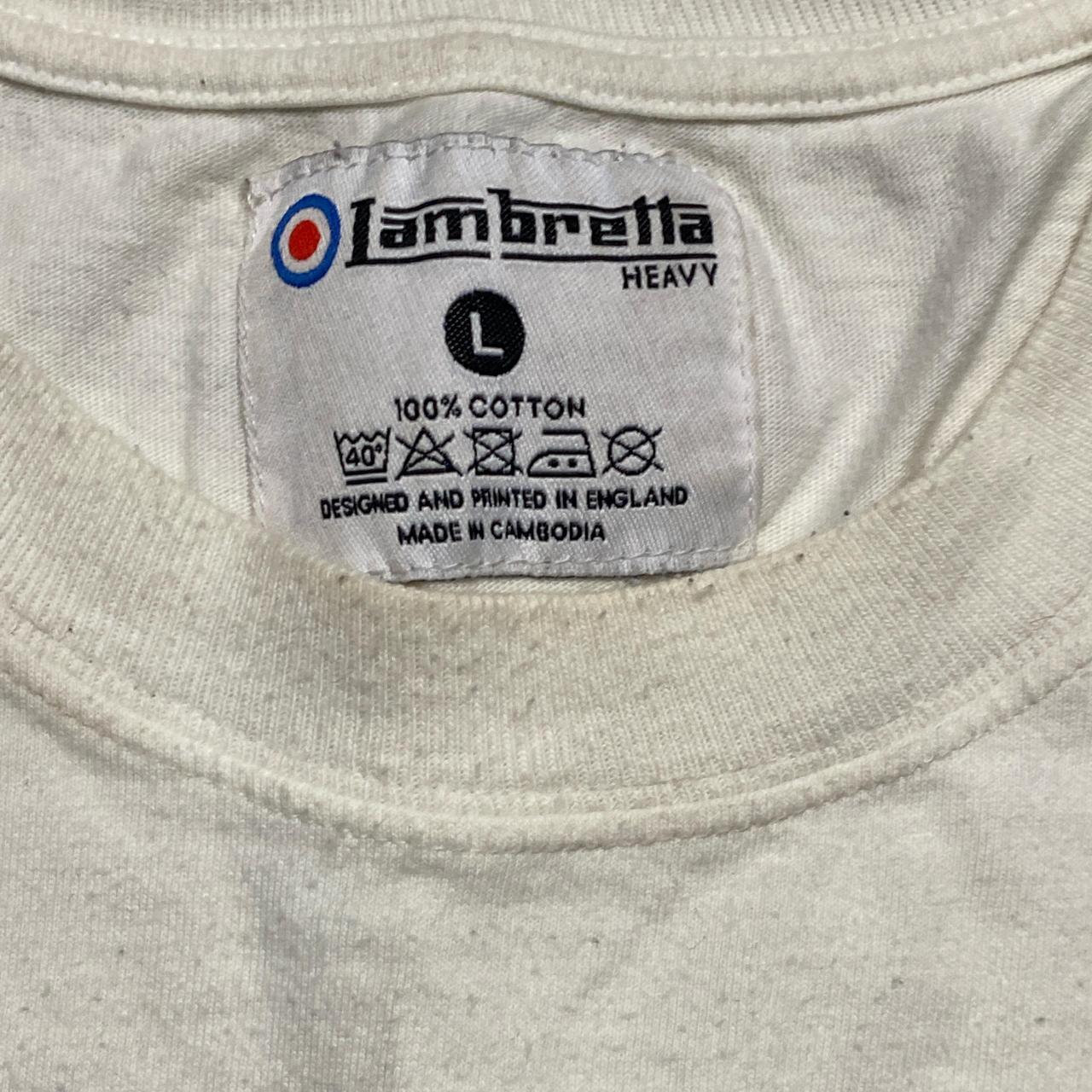 Lambretta Vintage White T Shirt (L)