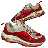 Nike Air Max 98 White and Red (UK 5.5)