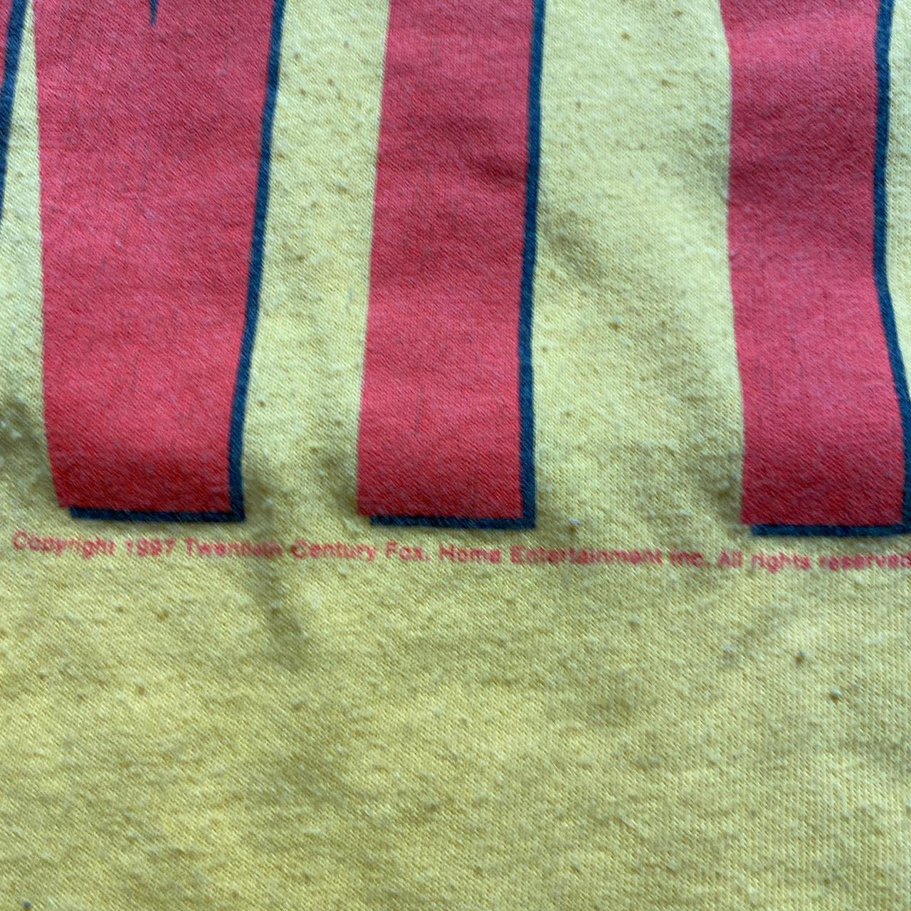 The Full Monty Vintage 1997 Yellow and Red T Shirt