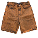 Palace Orange Bleached Denim Jorts Jean Shorts (32W)