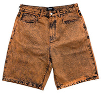 Palace Orange Bleached Denim Jorts Jean Shorts (32W)