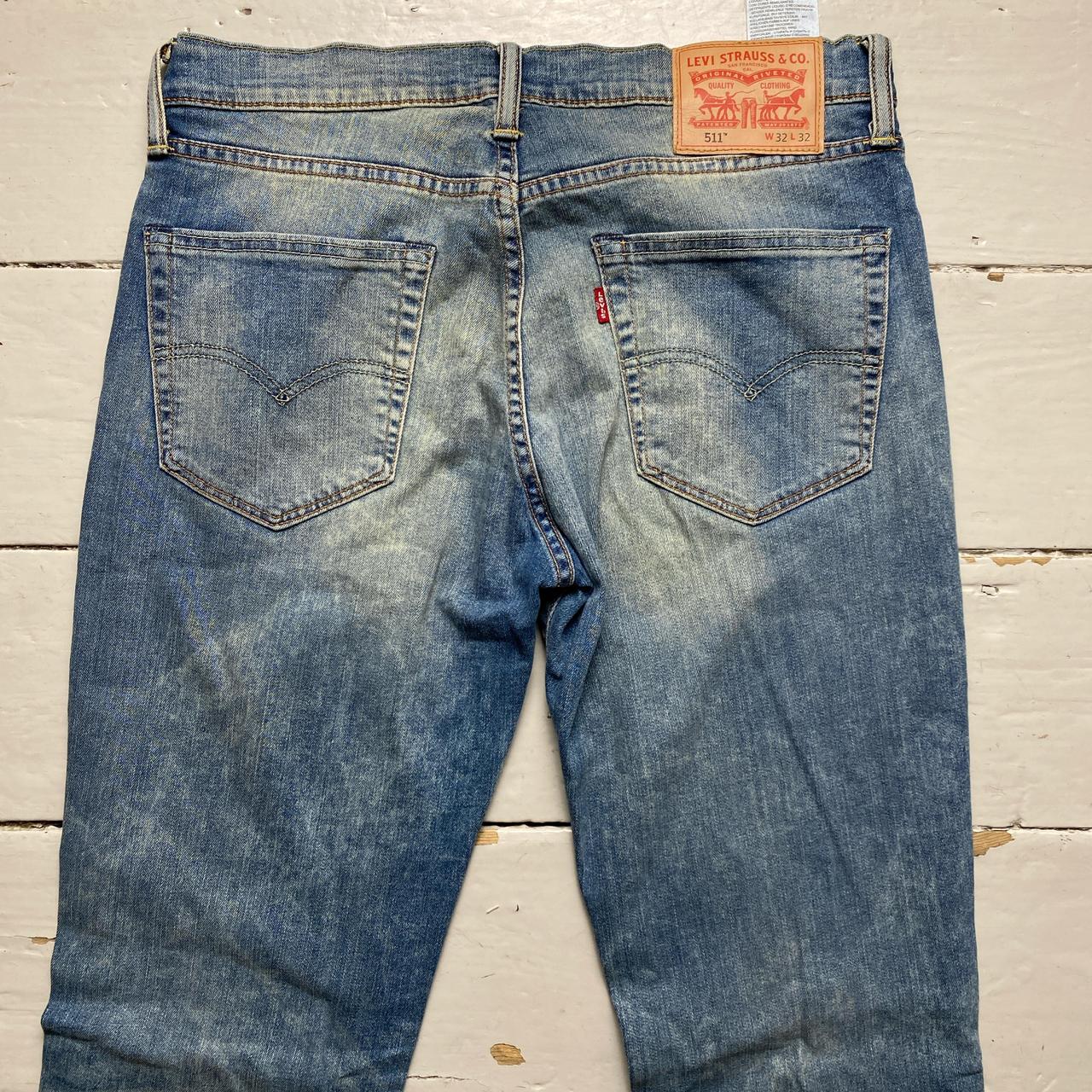 Levis 511 Light Blue Stonewash Jeans