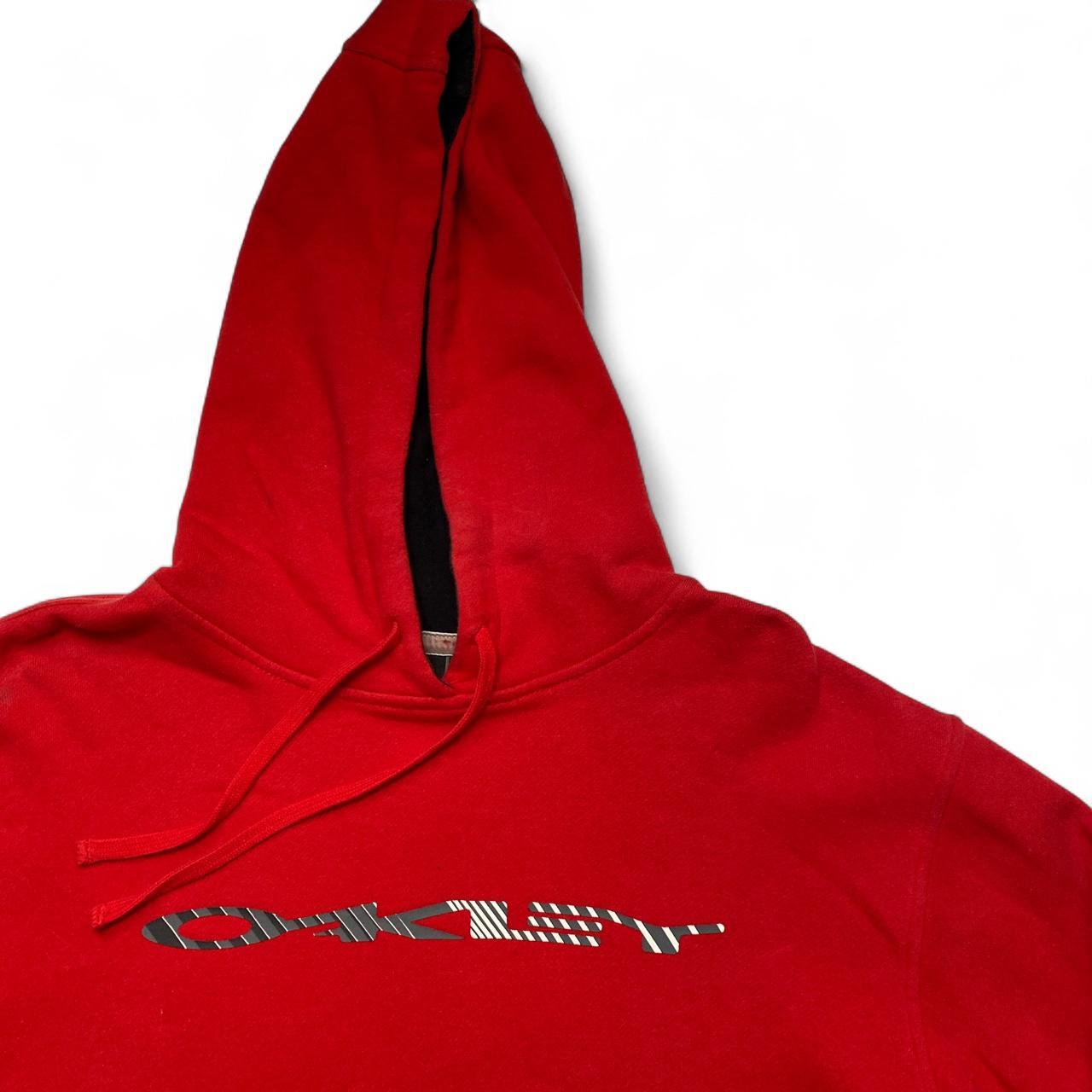 Oakley Red and Black Hoodie