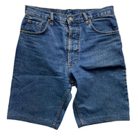 Levis 501 Vintage Made in USA Navy Jort Jean Shorts (30W)