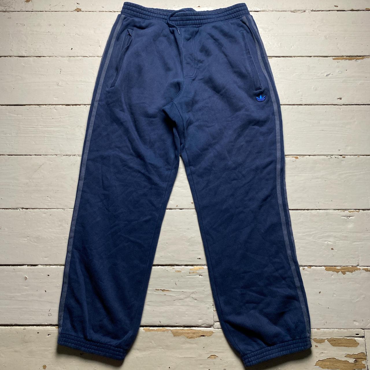 Adidas Originals Blue and Grey Baggy Joggers