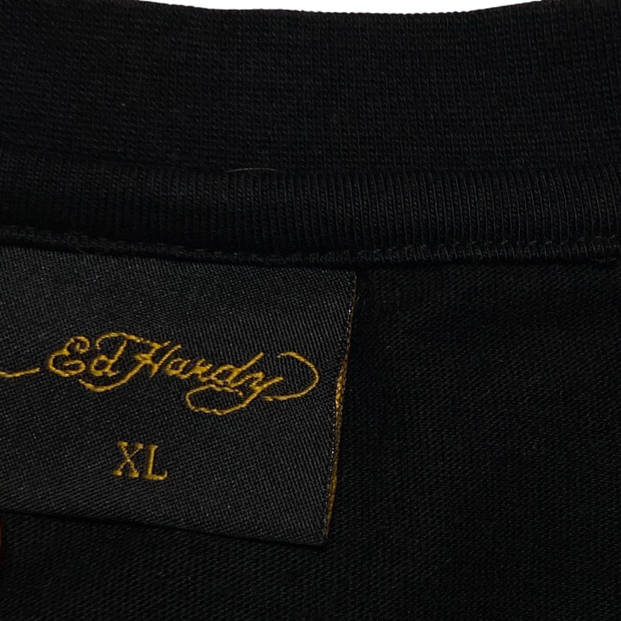 Ed Hardy Panther Black T Shirt (XL)