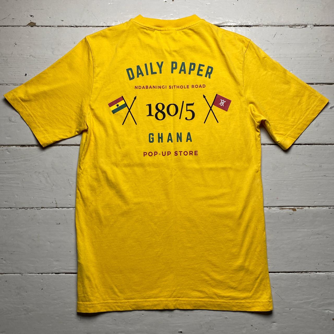 Daily Paper Ghana Pop Up Yellow T Shirt