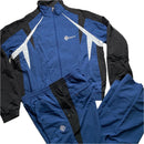 Vicinity Blue an Black Nylon Shell Full Tracksuit (S,M,L)