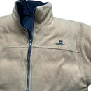Petroleum Vintage 90’s Reversible Fleece Navy and Cream Puffer Jacket (XL)