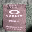 Oakley Green and Black Zip Hoodie (XL)