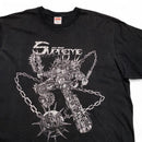 Supreme Spikes NY-945 Black and White Robot T Shirt (XL)