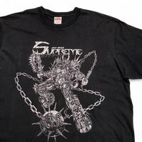 Supreme Spikes NY-945 Black and White Robot T Shirt (XL)