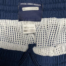 Umbro Vintage Embroidery Spellout Navy White and Red Baggy Trackpant Nylon Shell Bottoms (S)