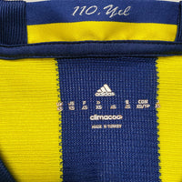 Adidas Fenerbache 2012 Yellow and Navy Football Jersey (XS)