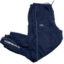Umbro Navy and Grey Trackpant Shell Baggy Bottoms (L)