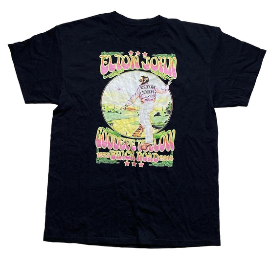 Elton John Goodbye Yellow Brick Road 2014 T Shirt (M)