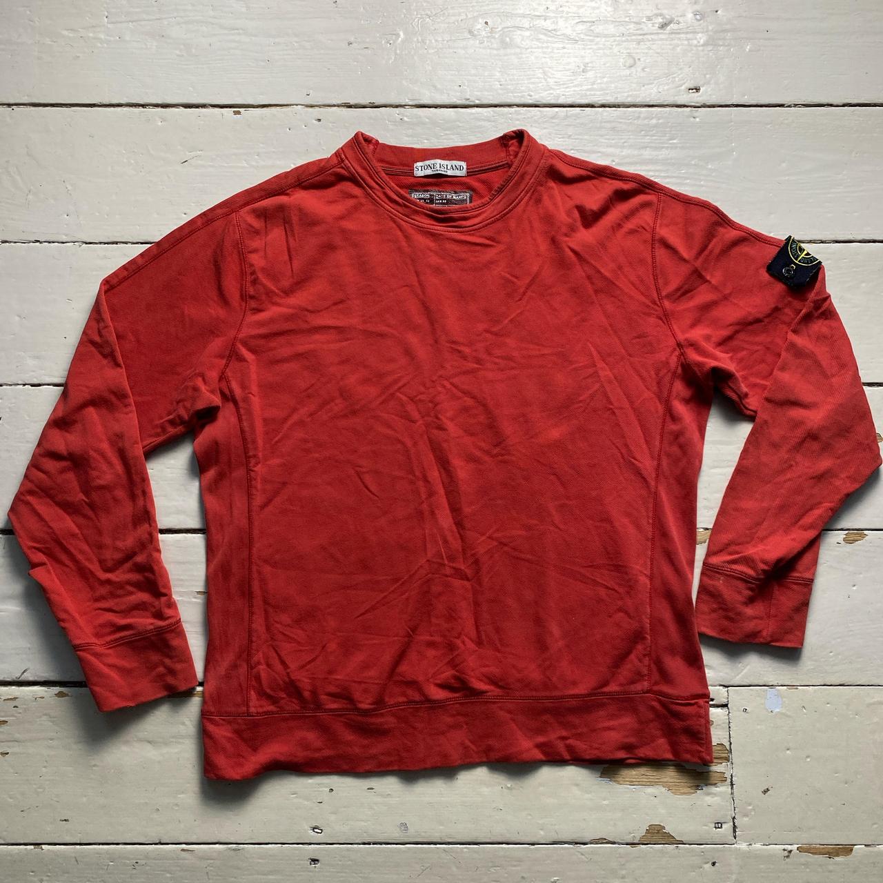 Stone Island Red Jumper Vintage 2009