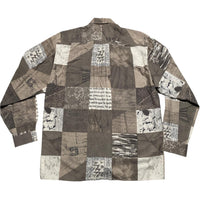 Rian Rucci Vintage Multi Print Shirt Grey and White (L)