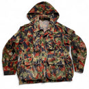Swiss Army Camo M70 Camouflage Red Green and Brown Vintage Full Suit Jacket Trousers and Bag (XL)