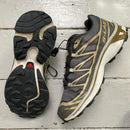 Salomon S-Lab XT6 Soft Ground Khaki Green Cream and White Trainers (UK 9.5)