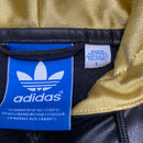 Adidas Originals Black Gold and White Tracksuit Hooded Jacket (L)