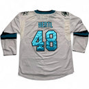 San Jose Sharks Hertl 48 White and Blue Hockey NHL Jersey (XL)