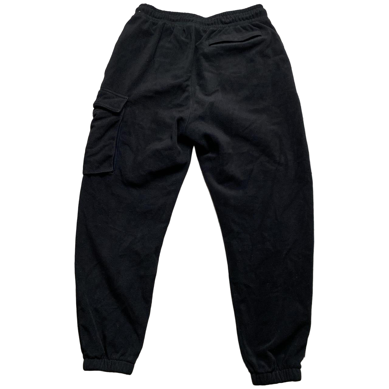 Jordan Black Fleece Black Cargo Joggers (M)