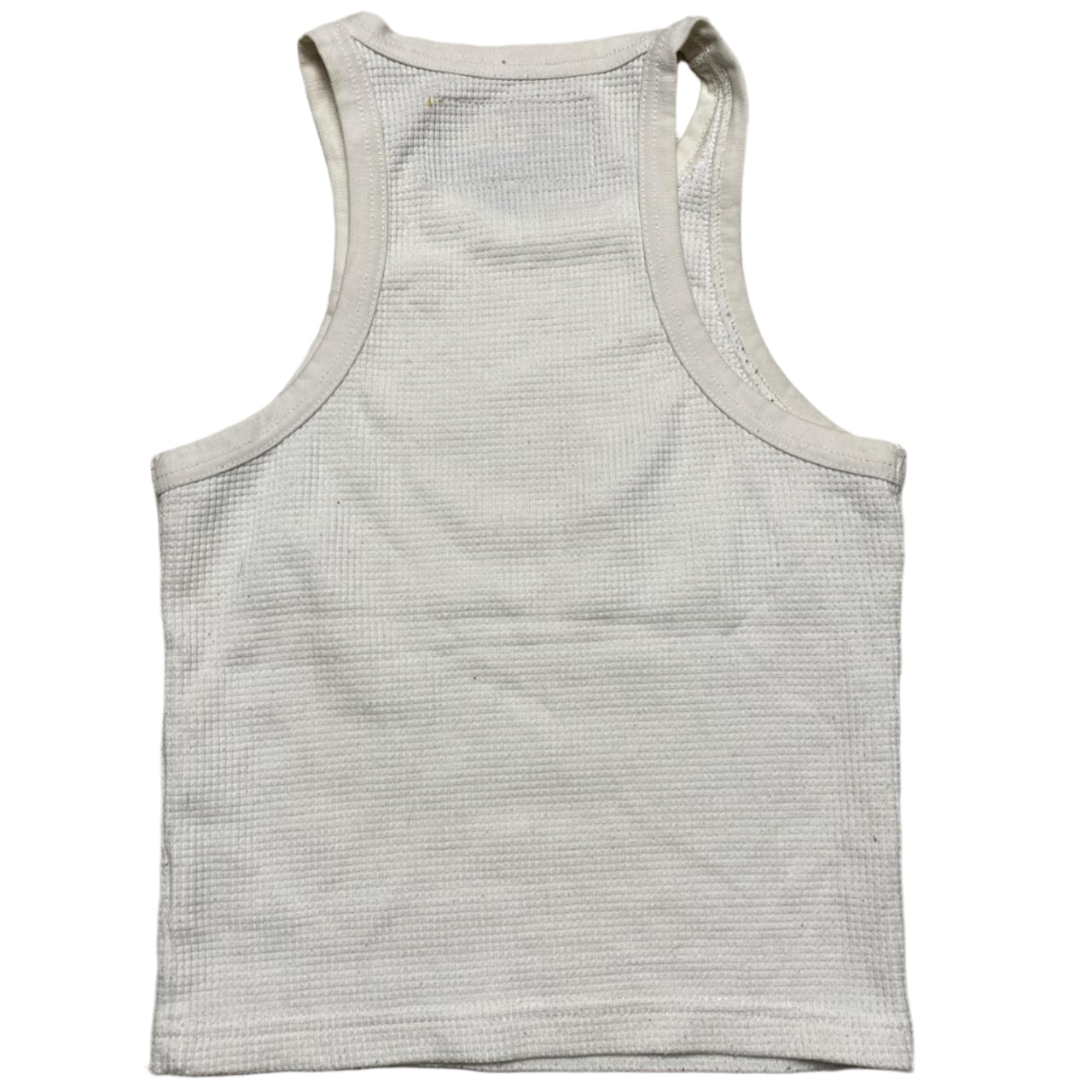 Corteiz White and Black Alcatraz Womens Tank Crop Top Vest (S)
