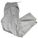 Nike Shox Silver and Green Vintage y2k Shell Trackpant Bottoms (XL)