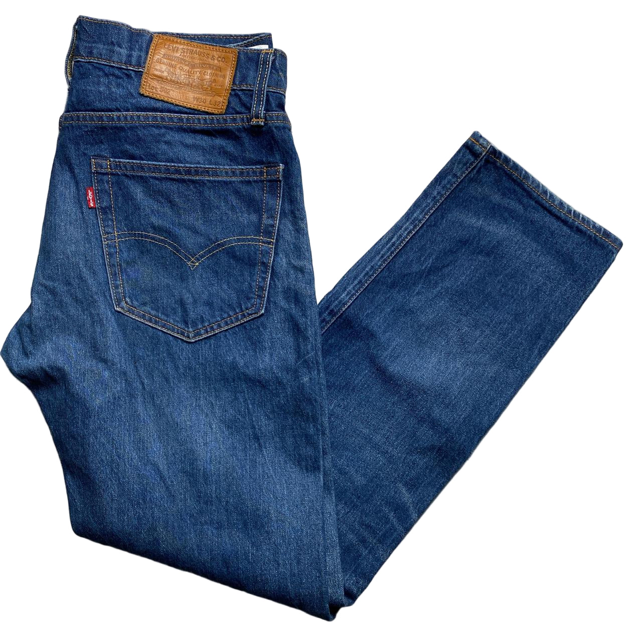 Levis 502 Navy Jeans (30W)