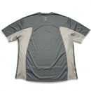 Adidas Predator Vintage y2k Grey and White Football Jersey T Shirt (L)