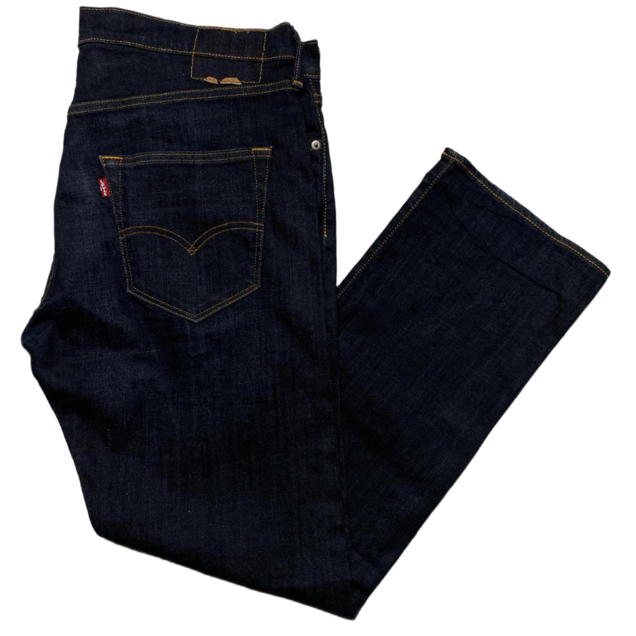 Levis 501 Baggy Dark Indigo Navy Jean (36W)