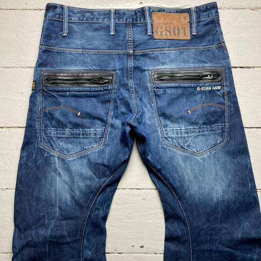 G Star GS01 Twisted Blue Jeans