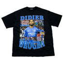 Didier Drogba Chelsea Tiempo Season Black T Shirt