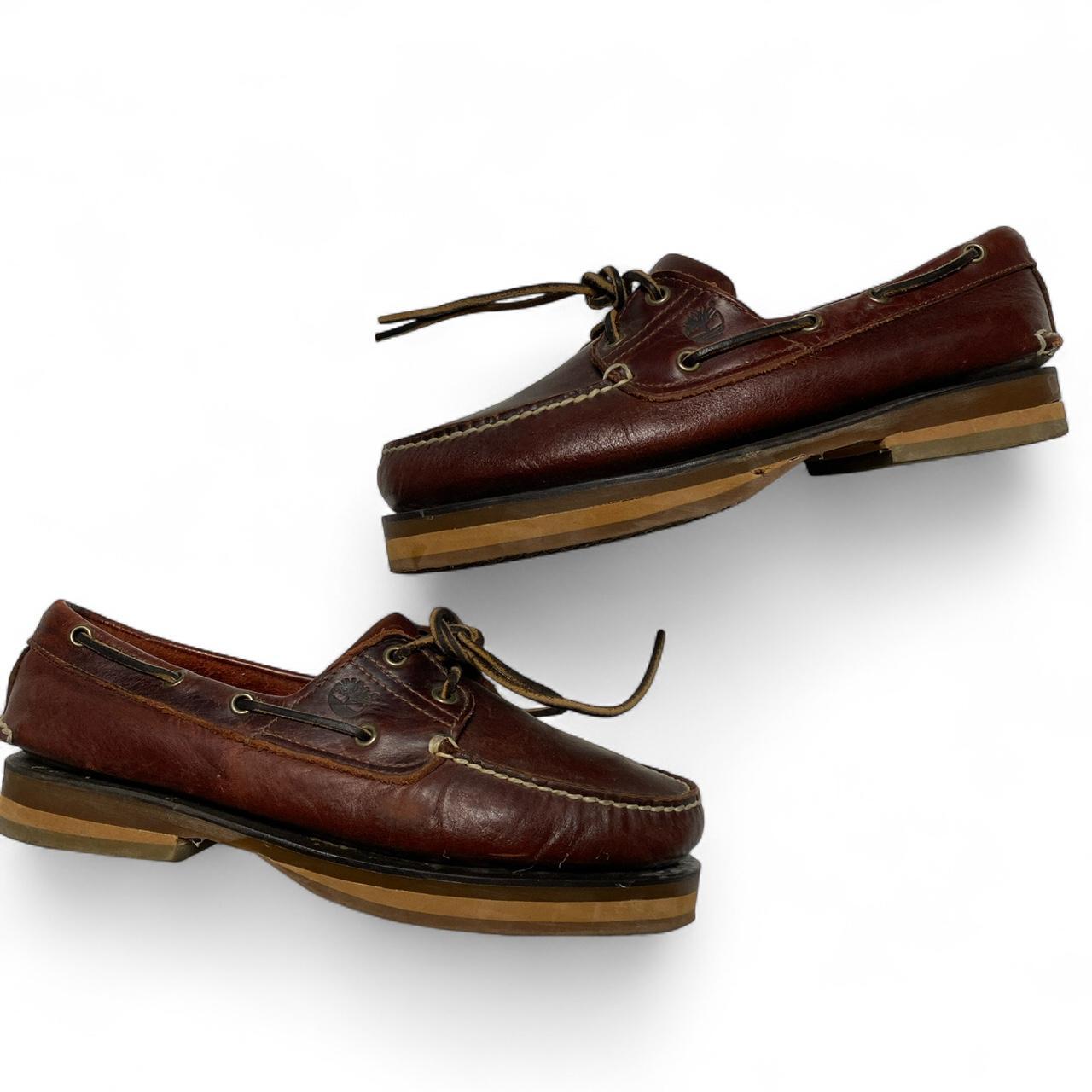 Timberland Brown Leather Boat Shoes