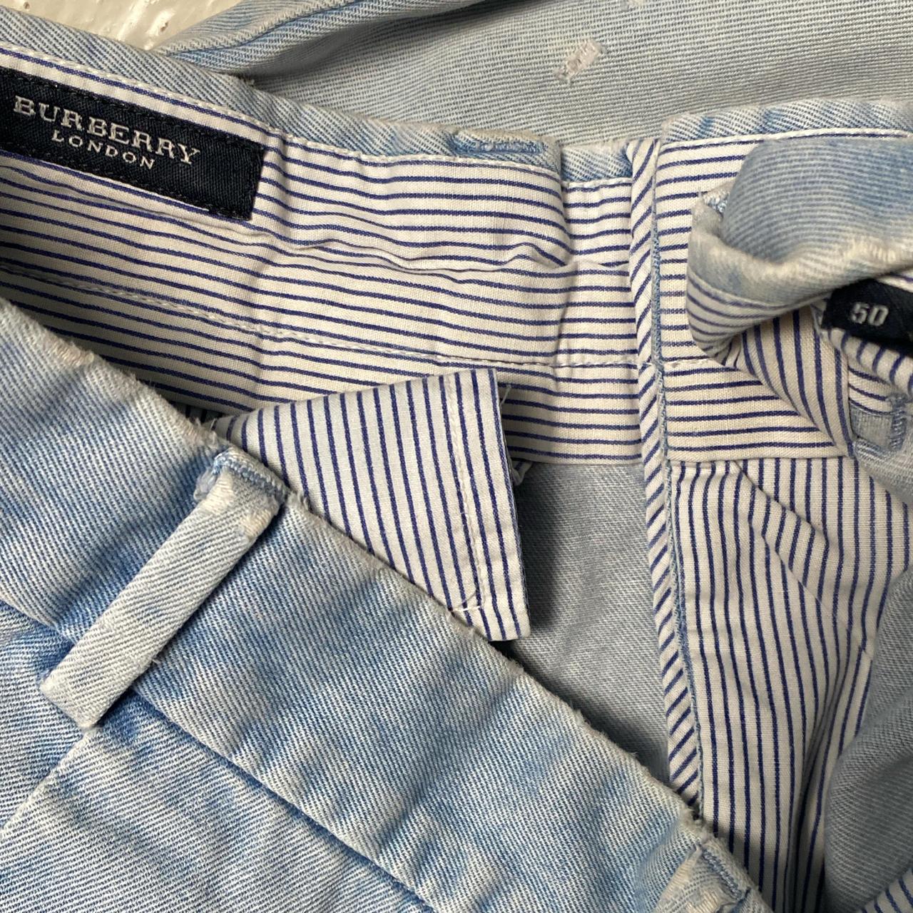 Burberry London Light Blue Chino Smart Trousers (34W)