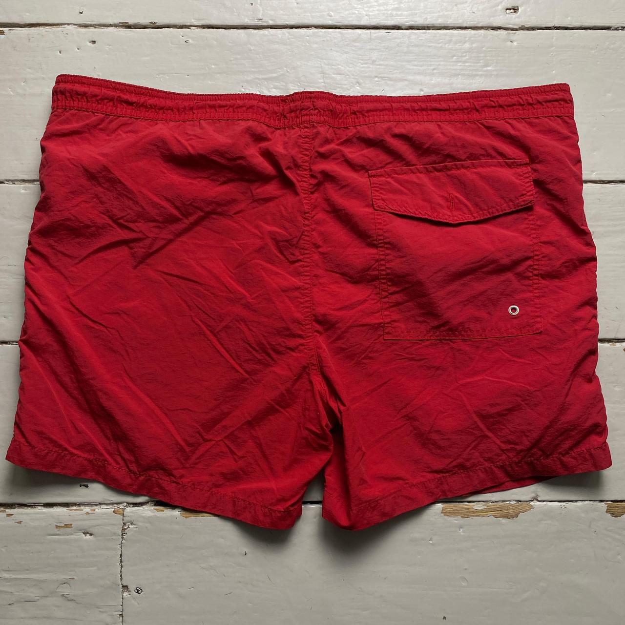 Polo Ralph Lauren Red and Blue Pony Swim Shorts