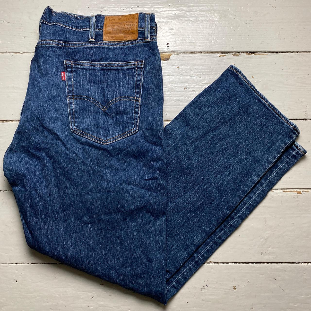 Levis 514 Navy Blue Baggy Jeans