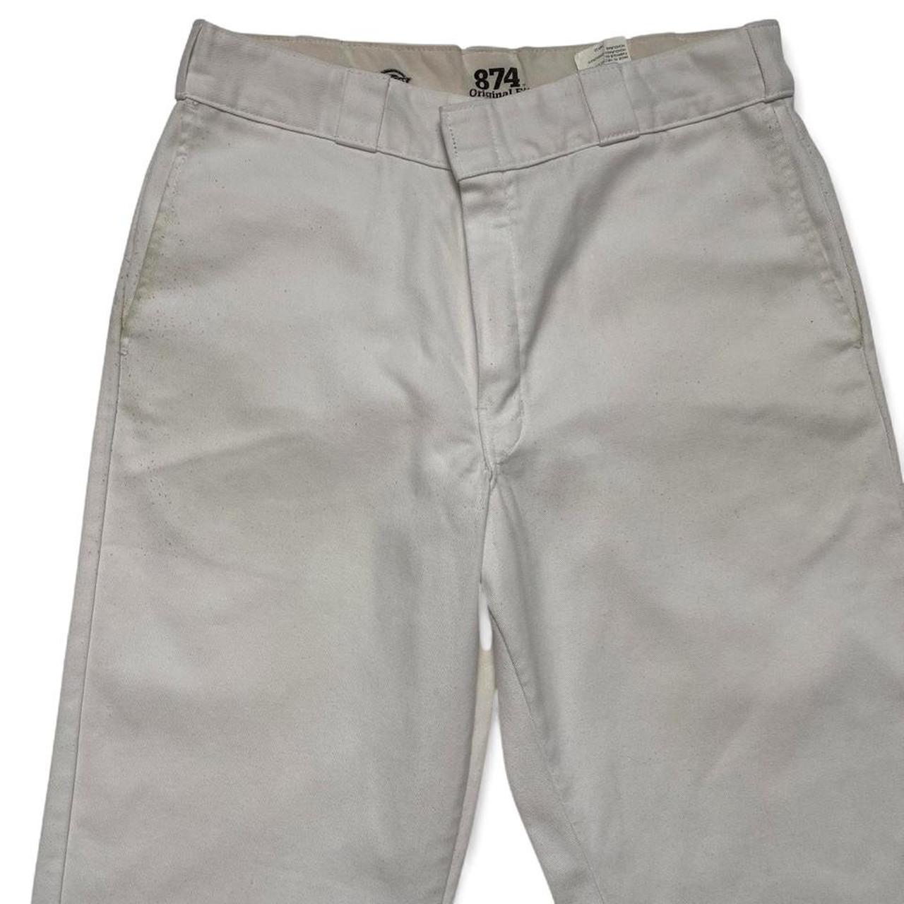 Dickies 874 White Straight Workwear Trousers (34W)