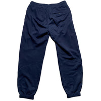 Nike Club Big Spellout Joggers Navy and White (S)