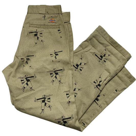 Dickies All Over Woman Print Chino Trousers (32W)