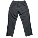 Adidas Grey and Black Shell Trackpant Baggy Bottoms (L)