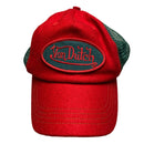 Von Dutch Red and Green Trucker Cap