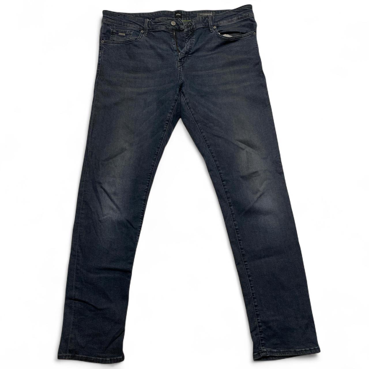 Hugo Boss 010 Charleston Grey Slim Straight Jeans