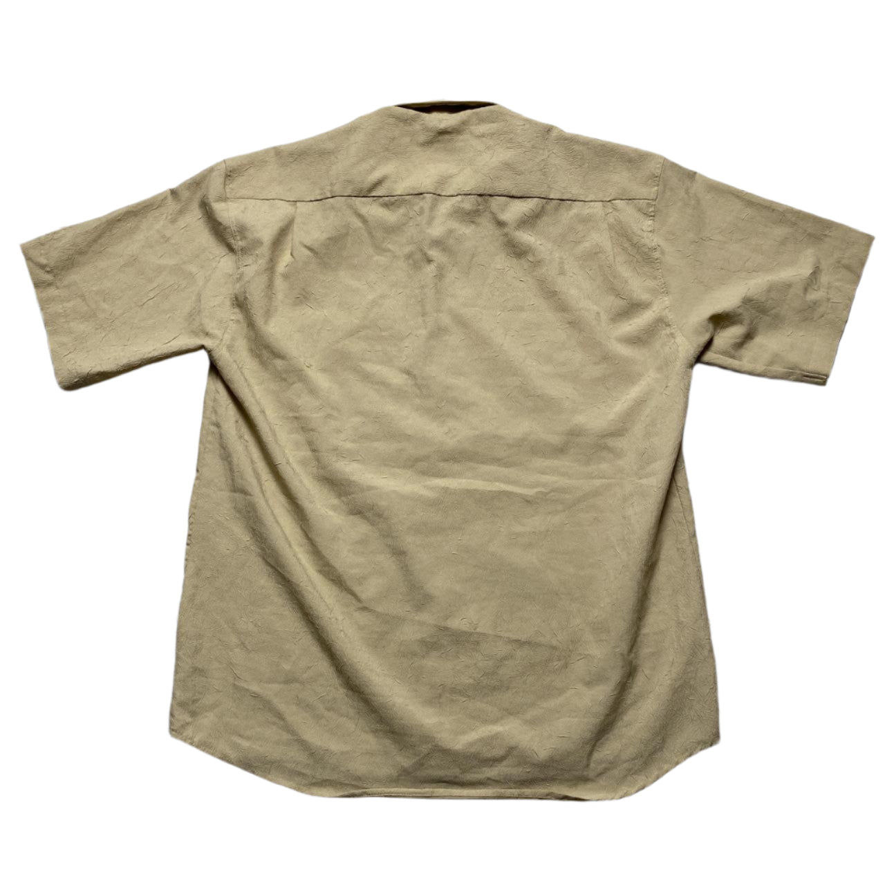 Versace Jeans Couture Vintage Crinkle Beige Sand Short Sleeve (L)
