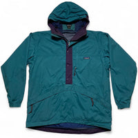 Patagonia Vintage 90’s Green and Purple Skidoo Windbreaker (M)