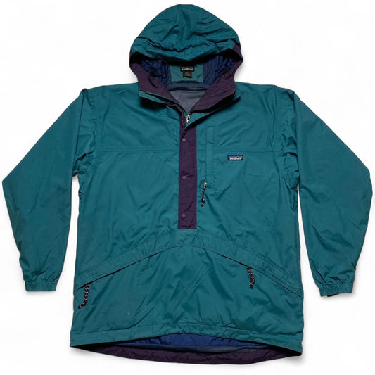 Patagonia Vintage 90’s Green and Purple Skidoo Windbreaker (M)