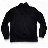 Nike Black and White Red Swoosh Quarter Zip Jumper (S)