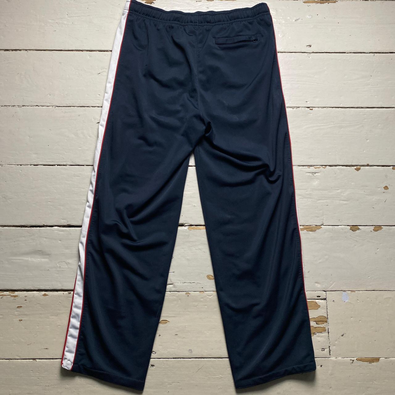 Nike Vintage y2k Small Swoosh Navy Red and White Trackpant Bottoms