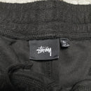 Stussy Black Brushed Wool Black Baggy Joggers (XL)